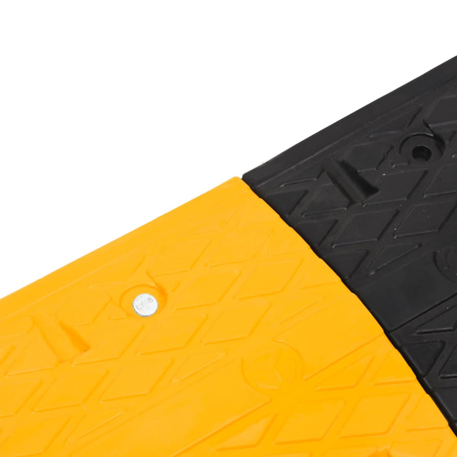 Verkeersdrempel 517X32,5X4 Cm Rubber Geel En Zwart 517 x 32.5 x 4 cm
