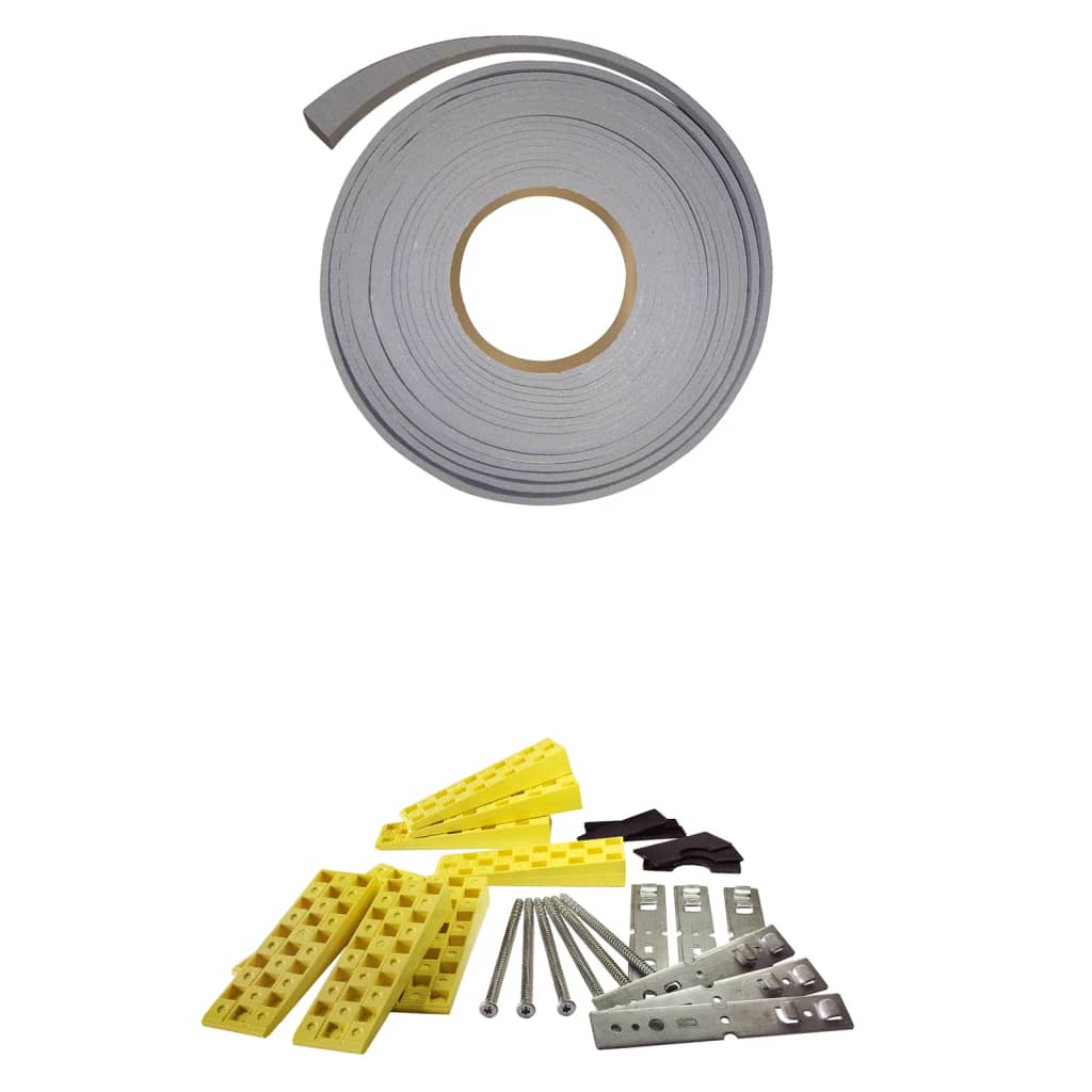 Voordeur 100X210 Cm Aluminium En Pvc Wit