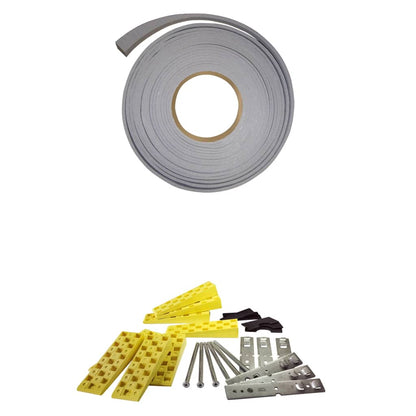 Voordeur 100X210 Cm Aluminium En Pvc Wit