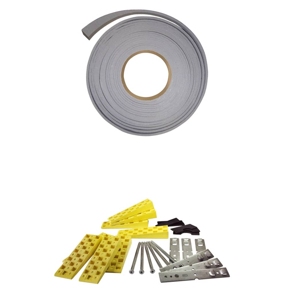 Voordeur 100X210 Cm Aluminium En Pvc Wit