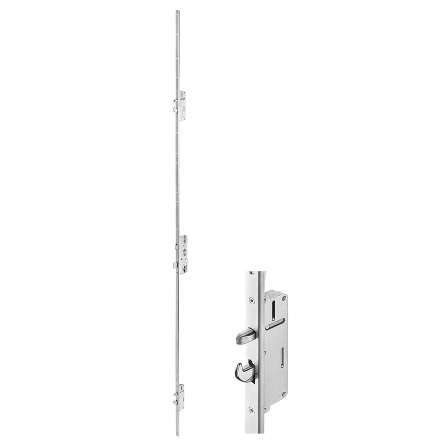 Voordeur 100X200 Cm Aluminium En Pvc Antracietkleurig