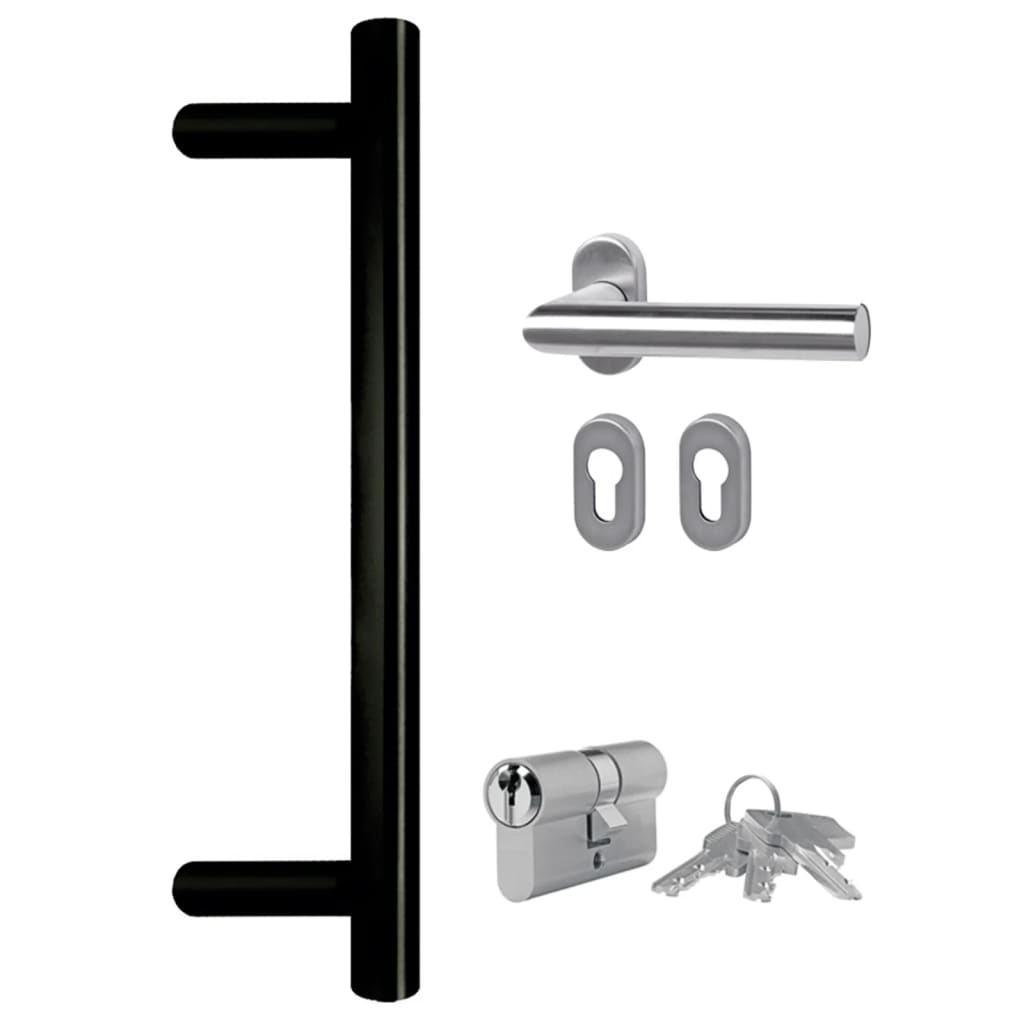 Voordeur 98x200 cm PVC wit 98 x 200 cm Links