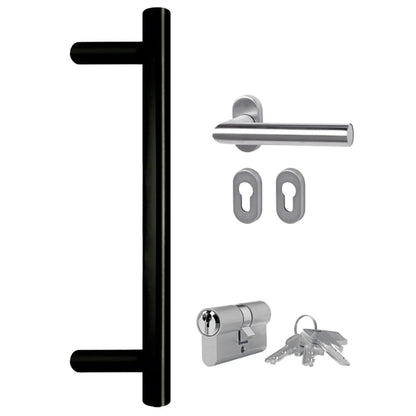 Voordeur 98x200 cm PVC wit 98 x 200 cm Links