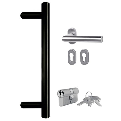 Voordeur 108x200 cm PVC wit 108 x 200 cm Links