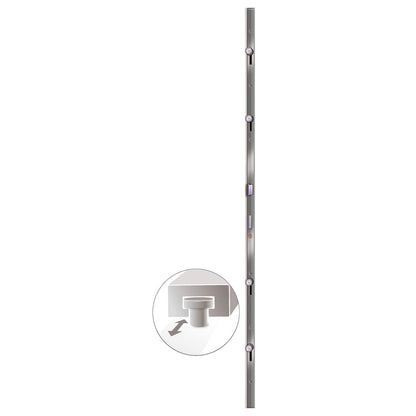 Voordeur 98x200 cm PVC antracietkleurig 1 98 x 200 cm Antraciet