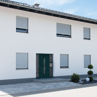 Voordeur 98x200 cm PVC antracietkleurig 1 98 x 200 cm Antraciet