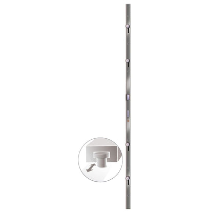 Voordeur 98x208 cm PVC antracietkleurig 1 98 x 208 cm Antraciet