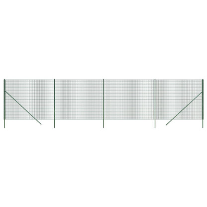 Draadgaashek 2x10 m gegalvaniseerd staal groen