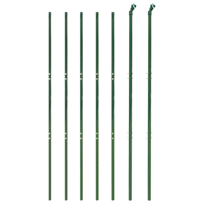 Draadgaashek 2x10 m gegalvaniseerd staal groen