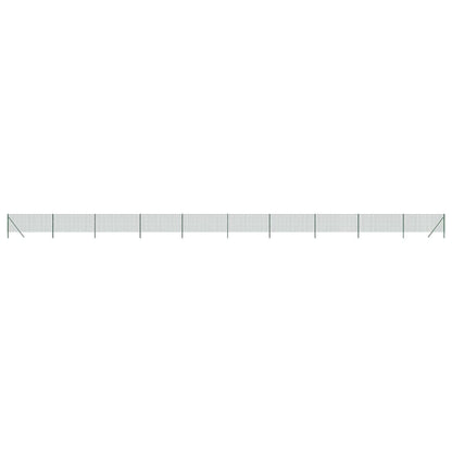 Draadgaashek 0,8x25 m gegalvaniseerd staal groen 0.8 x 25 m Groen