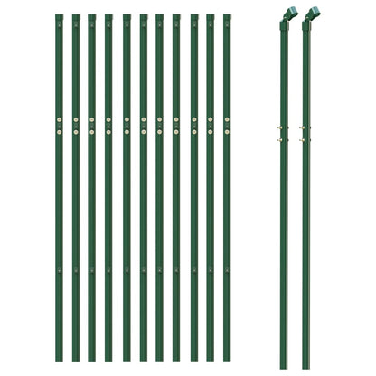Draadgaashek 0,8x25 m gegalvaniseerd staal groen 0.8 x 25 m Groen