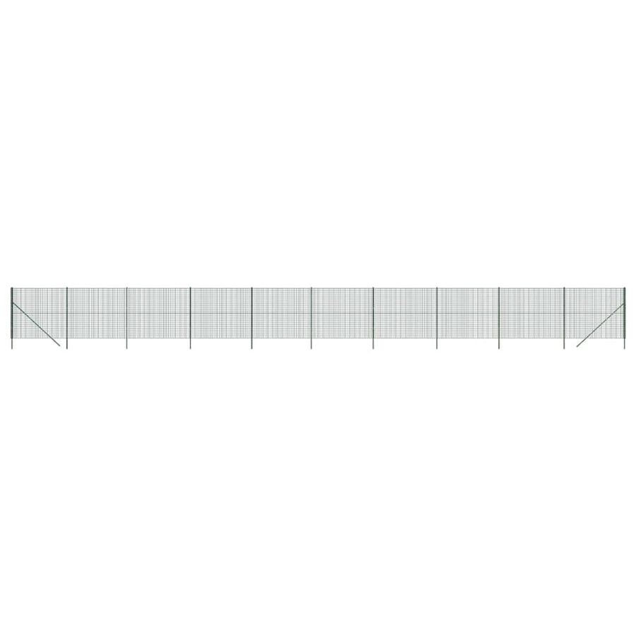 Draadgaashek 1,4x25 m gegalvaniseerd staal groen 1.4 x 25 m Groen