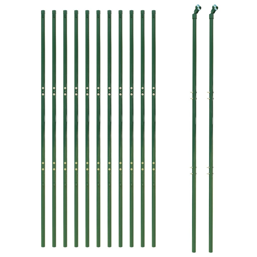 Draadgaashek 1,4x25 m gegalvaniseerd staal groen 1.4 x 25 m Groen