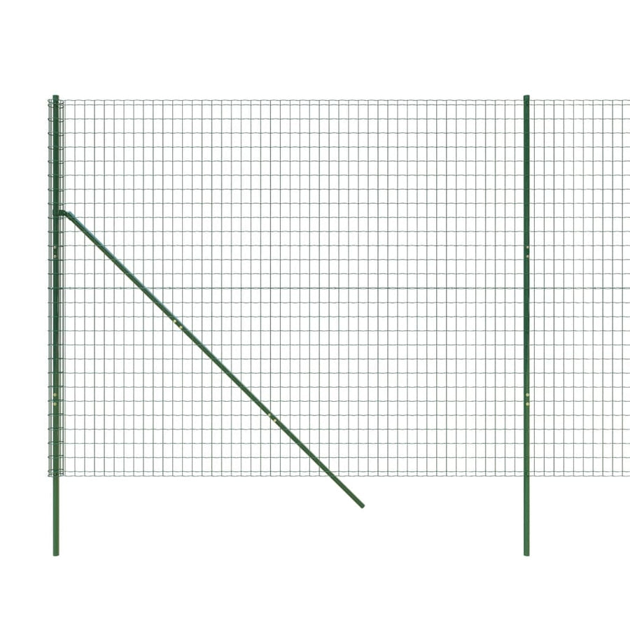 Draadgaashek 2,2x25 m gegalvaniseerd staal groen