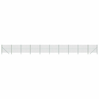 Draadgaashek 2x25 m gegalvaniseerd staal groen