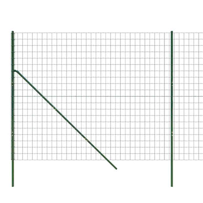 Draadgaashek 2x25 m gegalvaniseerd staal groen