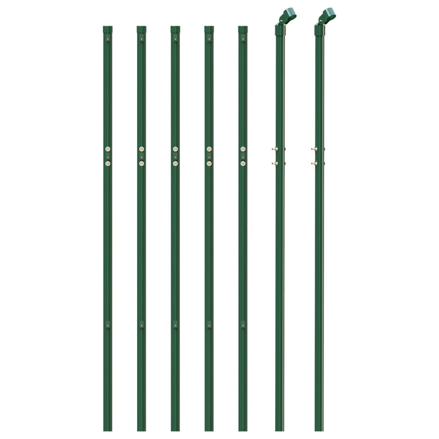 Draadgaashek 1X10 M Gegalvaniseerd Staal Groen