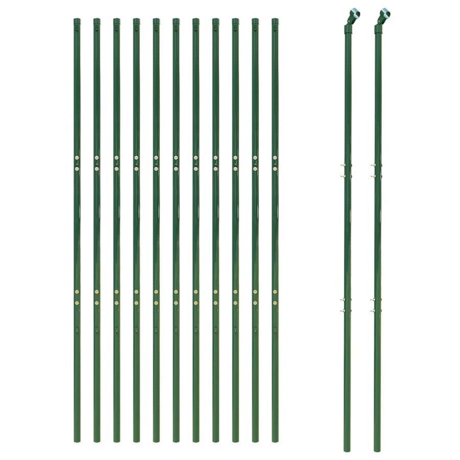 Draadgaashek 1,8X25 M Gegalvaniseerd Staal Groen