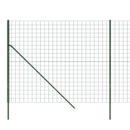 Draadgaashek 2x25 m gegalvaniseerd staal groen 2 x 25 m Groen