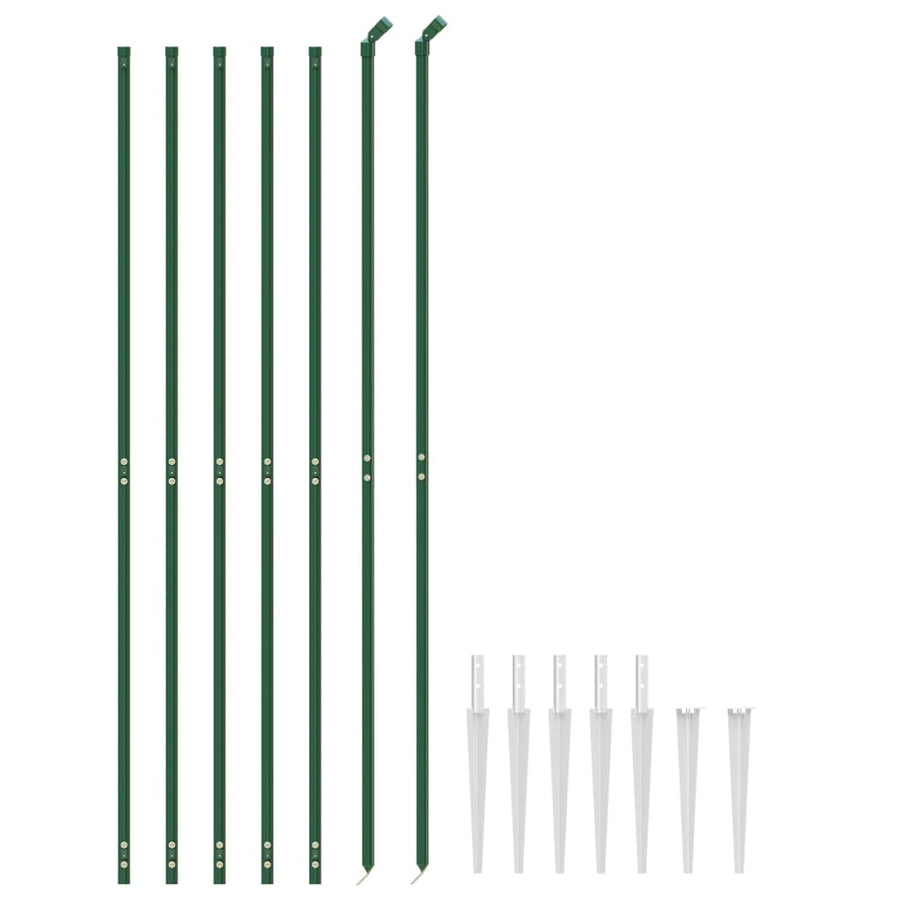 Draadgaashek Met Grondankers 2,2X0 M Groen 2.2 x 10 m