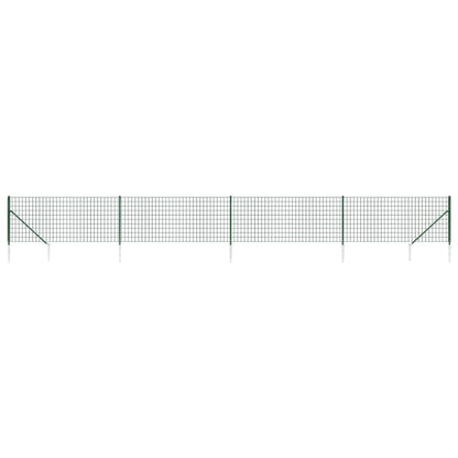Draadgaashek met grondankers 1x10 m groen 1 x 10 m Groen