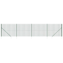 Draadgaashek met grondankers 1,4x10 m groen 1.4 x 10 m Groen