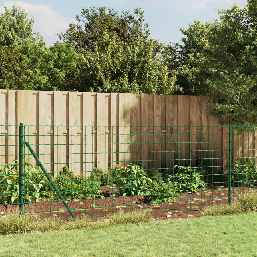 Draadgaashek Met Grondankers 1 x 25 m Groen