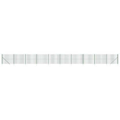 Draadgaashek met grondankers 1,6x25 m groen 1.6 x 25 m Groen