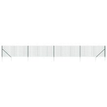 Draadgaashek met grondankers 0,8x10 m groen