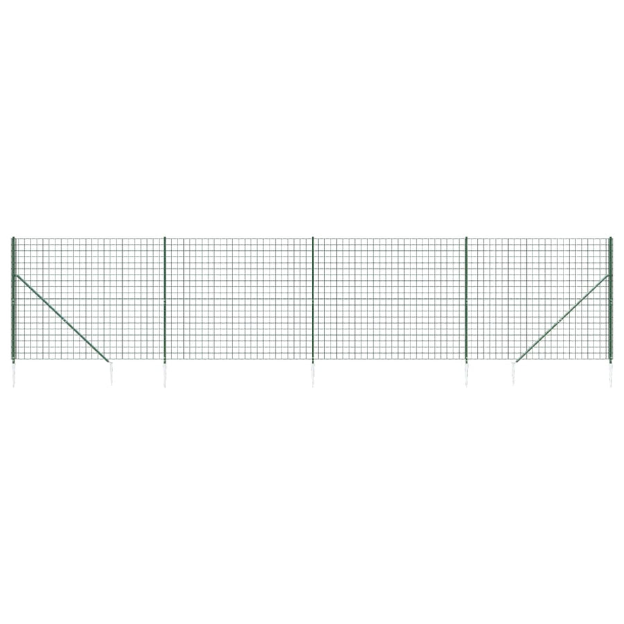 Draadgaashek Met Grondankers 1,8X10 M Groen