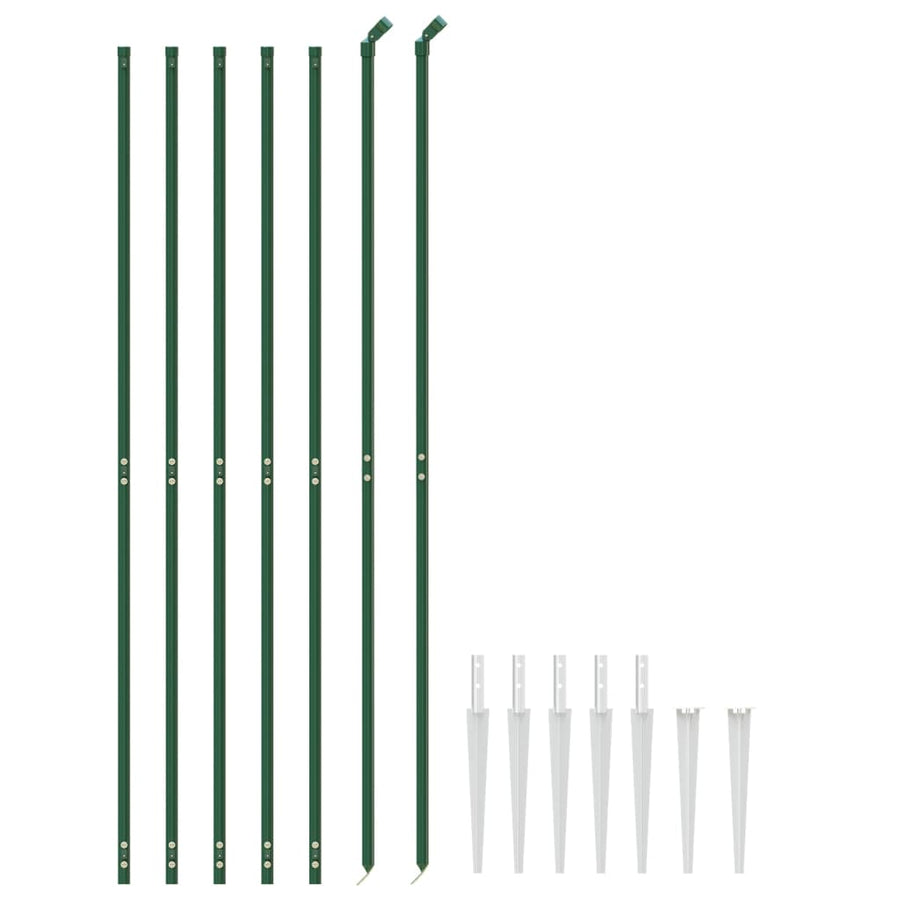 Draadgaashek Met Grondankers 1,8X10 M Groen