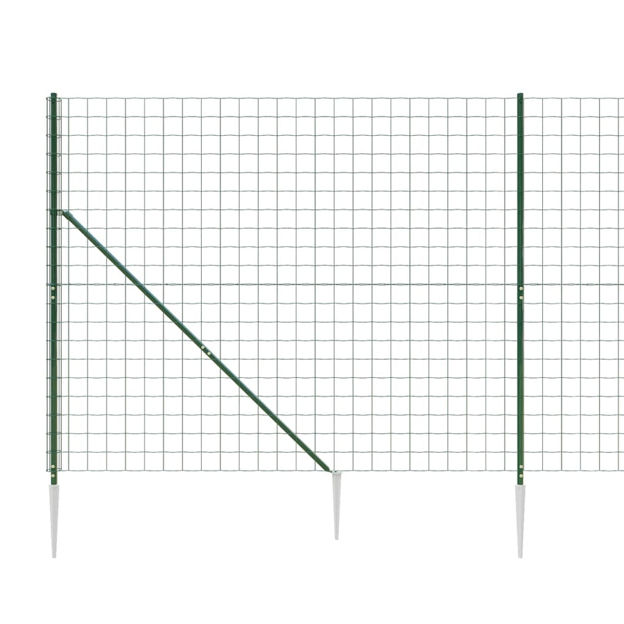 Draadgaashek Met Grondankers 1,8X10 M Groen