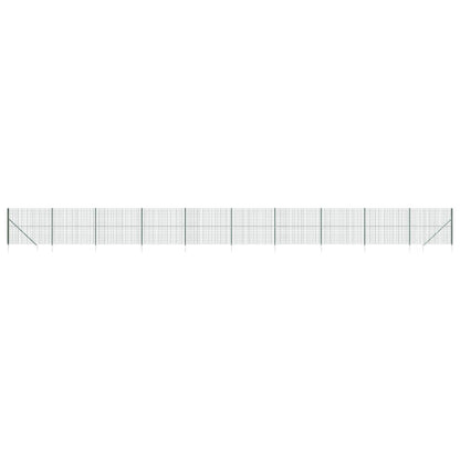 Draadgaashek met grondankers 1,8x25 m groen 1.8 x 25 m Groen