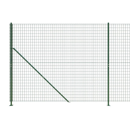 Draadgaashek met flens 1,4x10 m groen