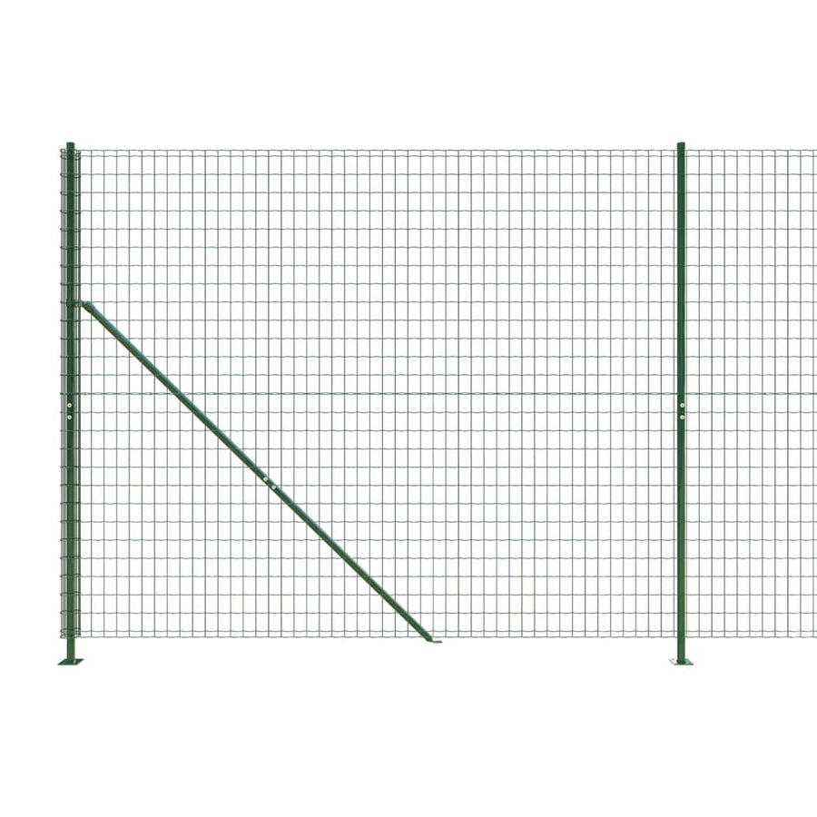 Draadgaashek met flens 1,4x10 m groen