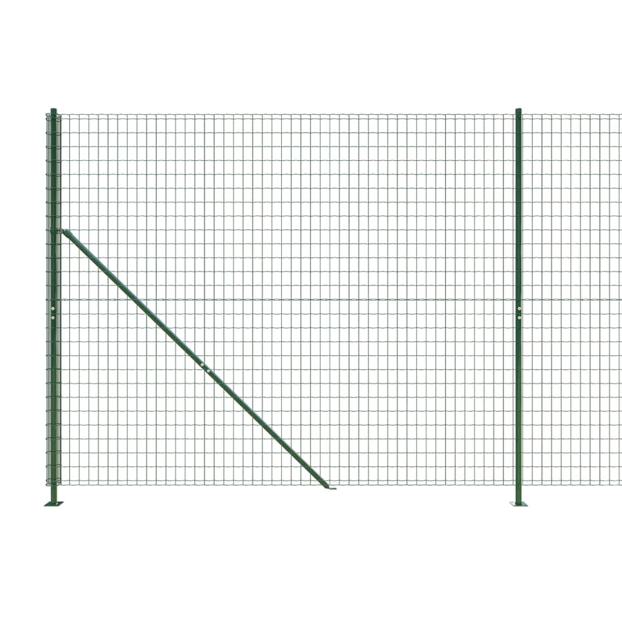 Draadgaashek met flens 1,6x10 m groen