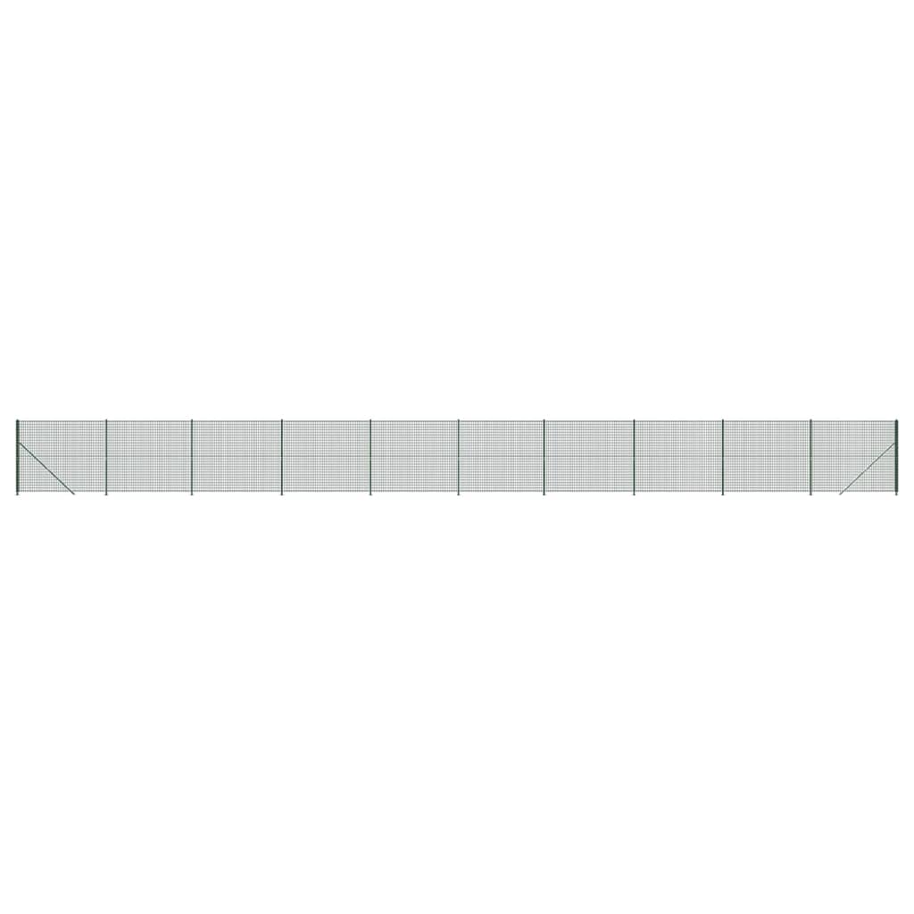 Draadgaashek met flens 1,4x25 m groen
