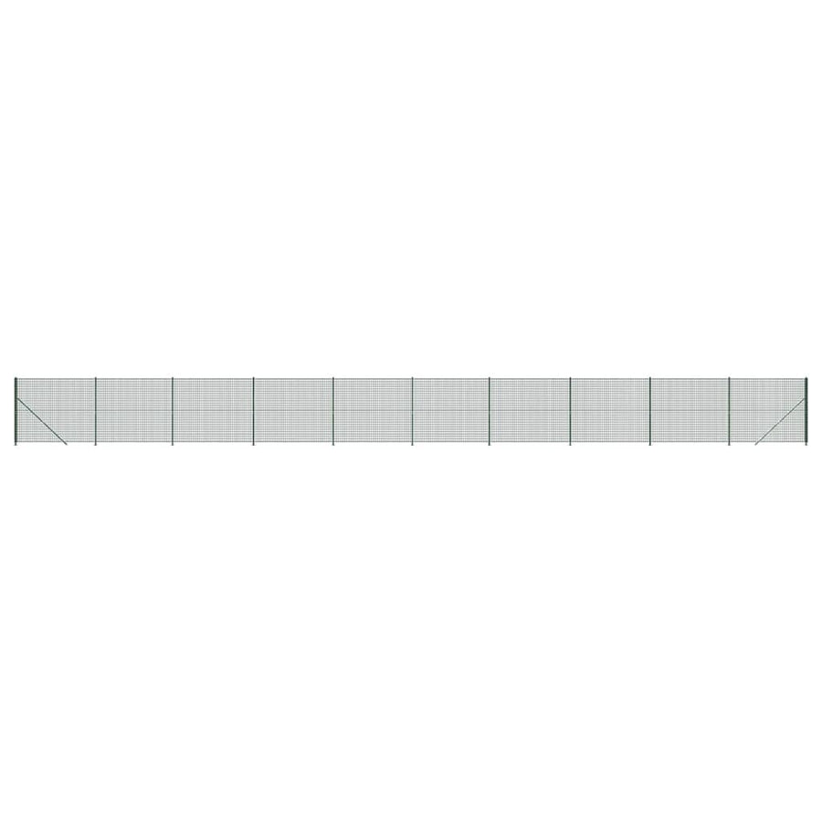 Draadgaashek met flens 1,4x25 m groen