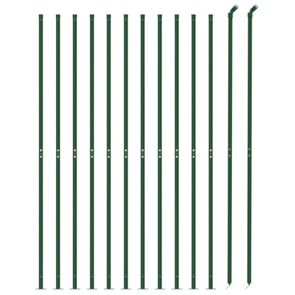 Draadgaashek met flens 1,4x25 m groen