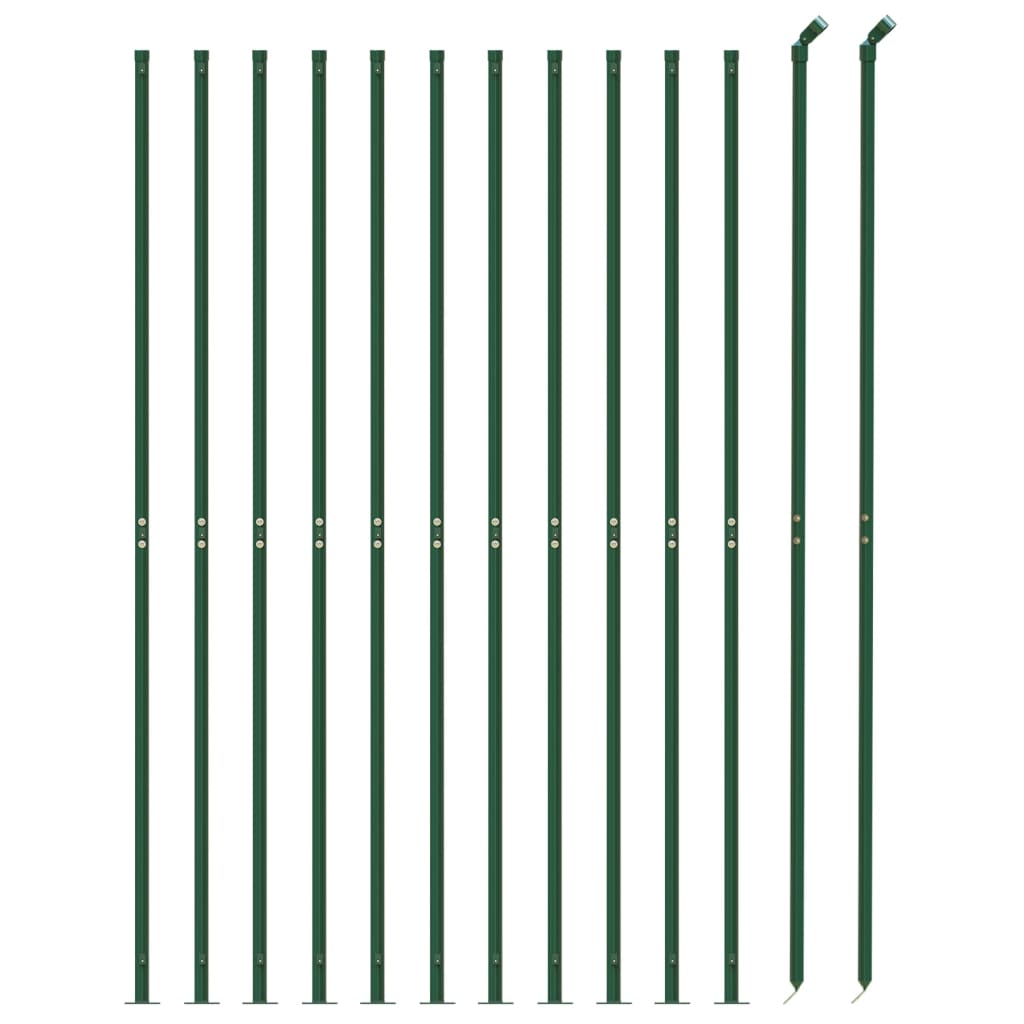 Draadgaashek met flens 1,8x25 m groen