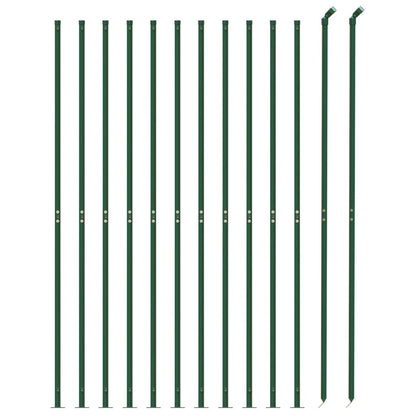 Draadgaashek met flens 1,8x25 m groen