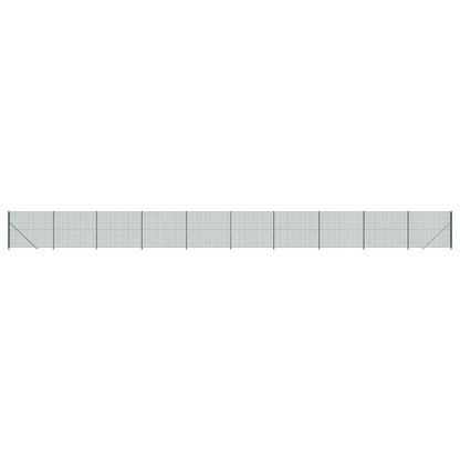 Draadgaashek met flens 2x25 m groen