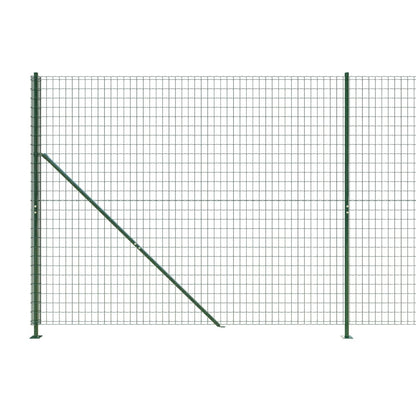 Draadgaashek met flens 2x25 m groen