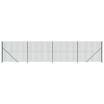 Draadgaashek met flens 1,6x10 m groen 1.6 x 10 m Groen