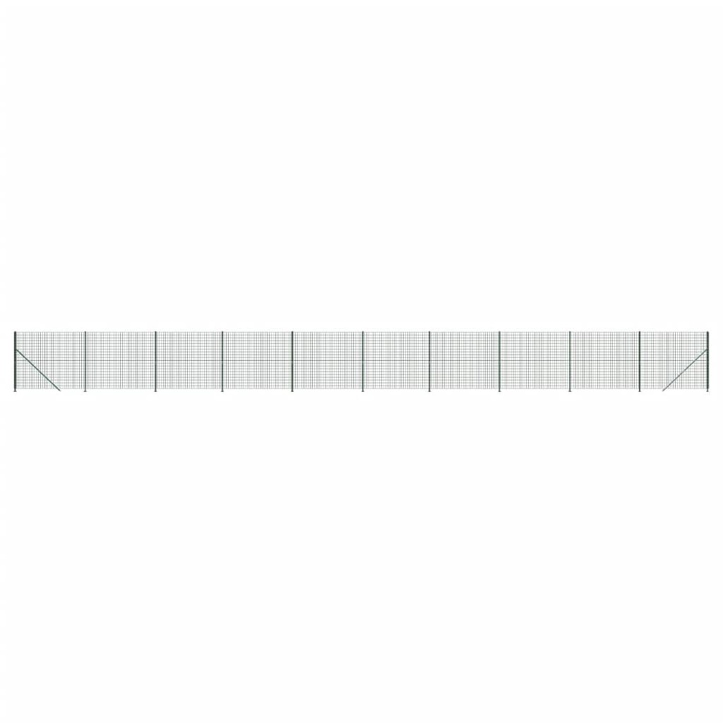 Draadgaashek met flens 1,6x25 m groen 1.6 x 25 m Groen