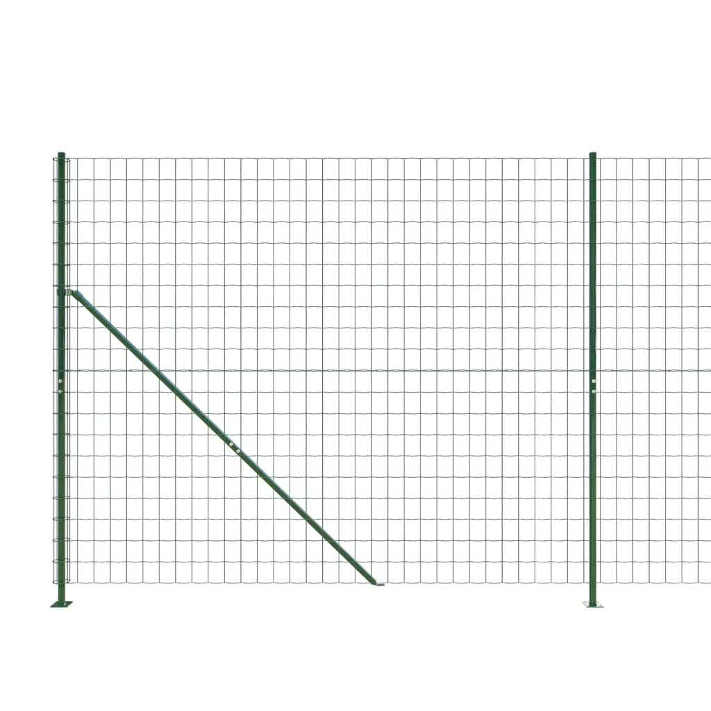 Draadgaashek met flens 1,6x25 m groen 1.6 x 25 m Groen