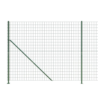 Draadgaashek met flens 1,6x25 m groen 1.6 x 25 m Groen