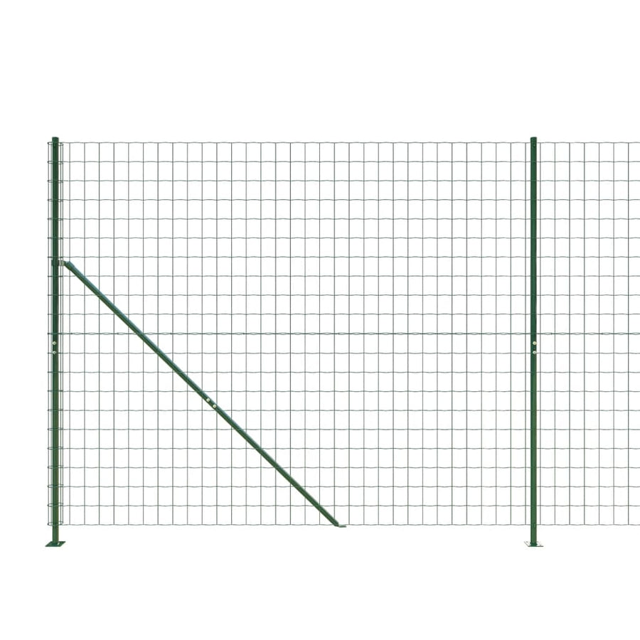 Draadgaashek met flens 1,6x25 m groen 1.6 x 25 m Groen