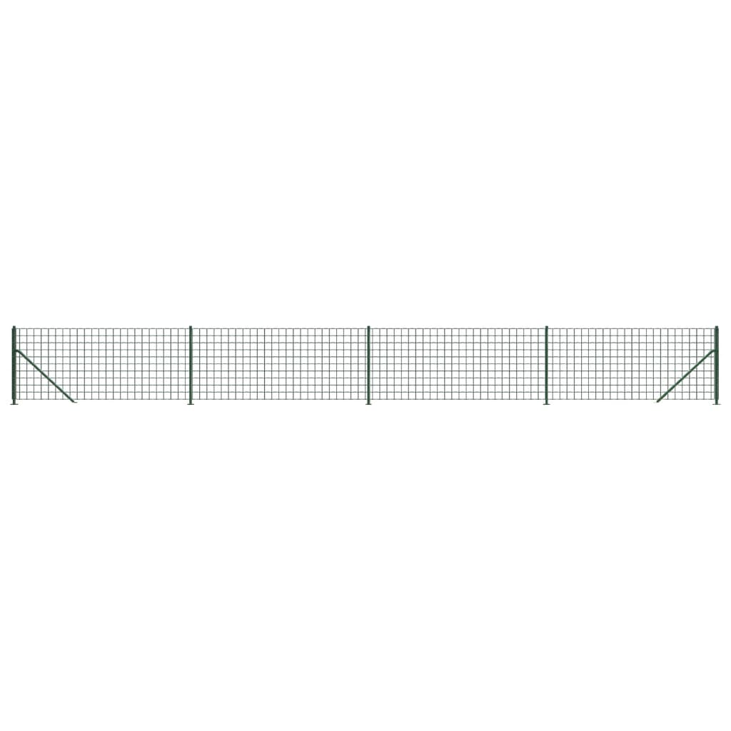 Draadgaashek met flens 0,8x10 m groen 0.8 x 10 m Groen