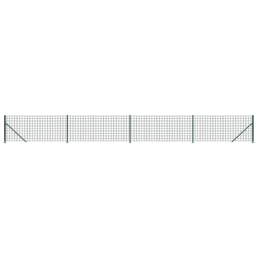 Draadgaashek met flens 0,8x10 m groen 0.8 x 10 m Groen